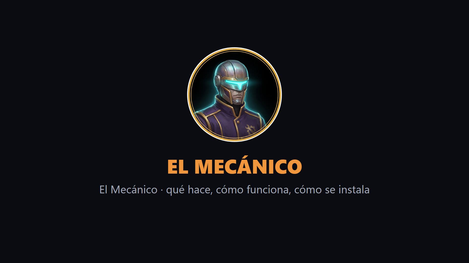 El Mecánico